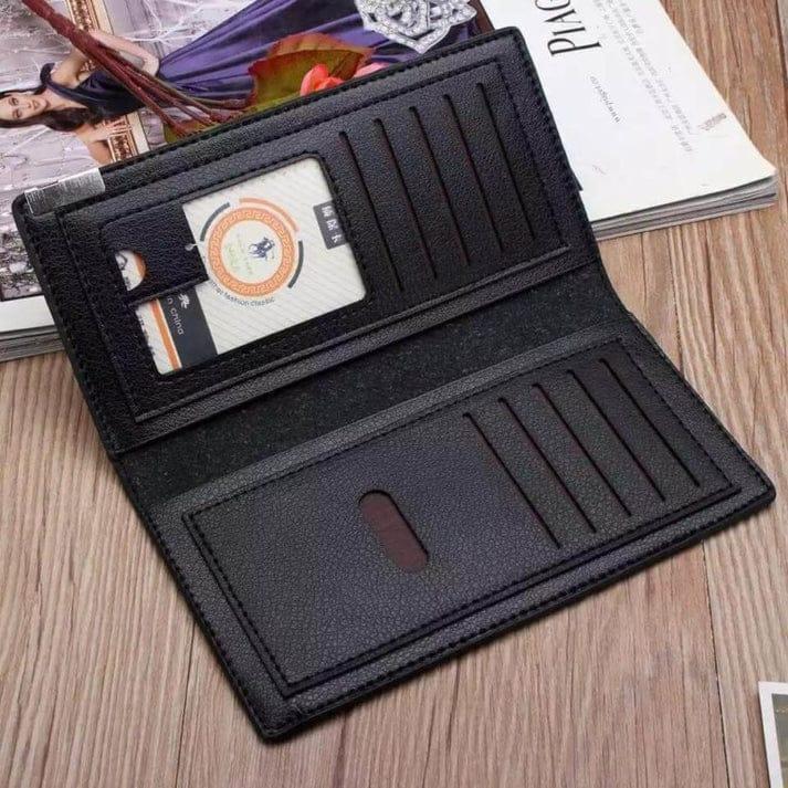 Men's Long PU Leather Wallet