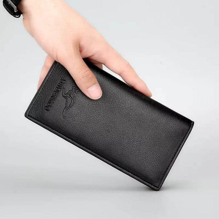 Men's Long PU Leather Wallet