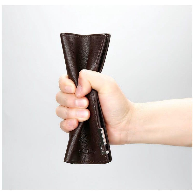 Men's Long PU Leather Wallet