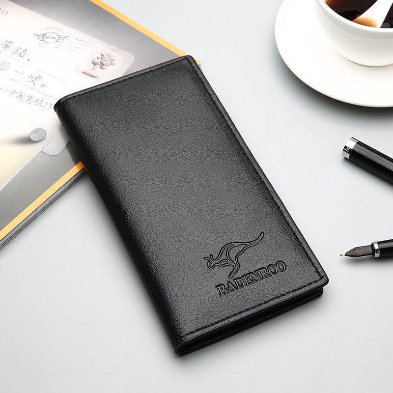Men's Long PU Leather Wallet