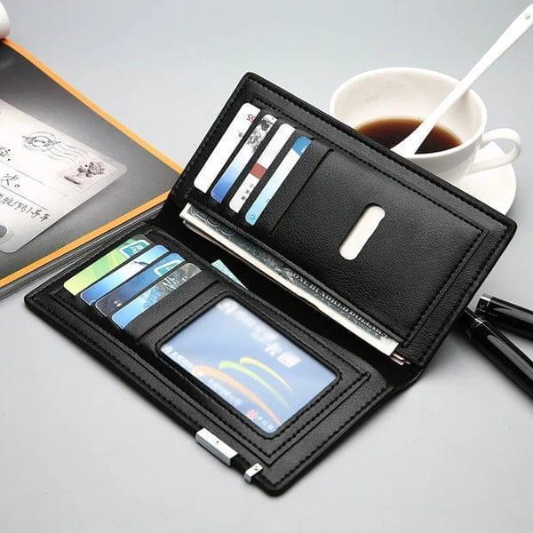 Men's Long PU Leather Wallet