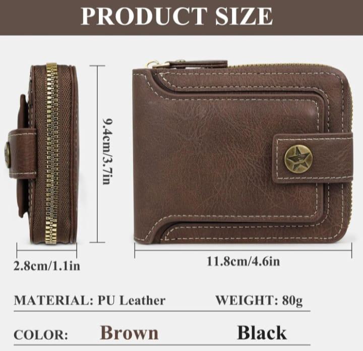Men's Leather Wallet - Stylish & Slim