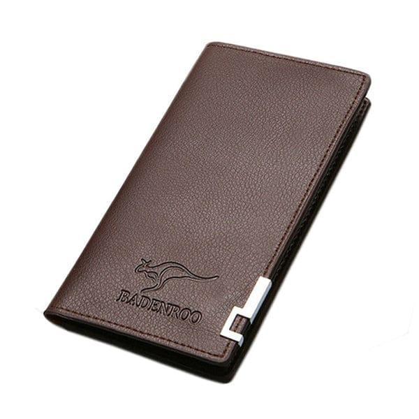 Men's Long PU Leather Wallet