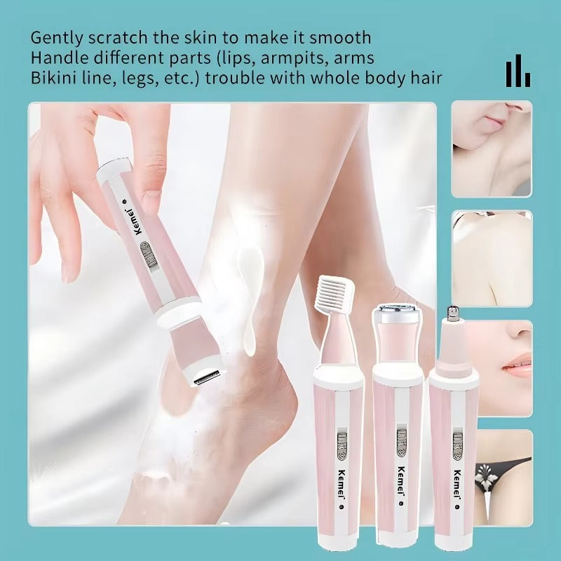 4 in 1 Hair Removal Electric Trimmer For Women