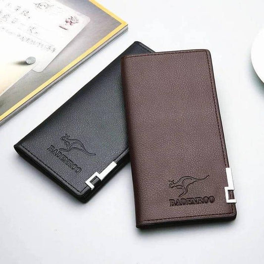 Men's Long PU Leather Wallet