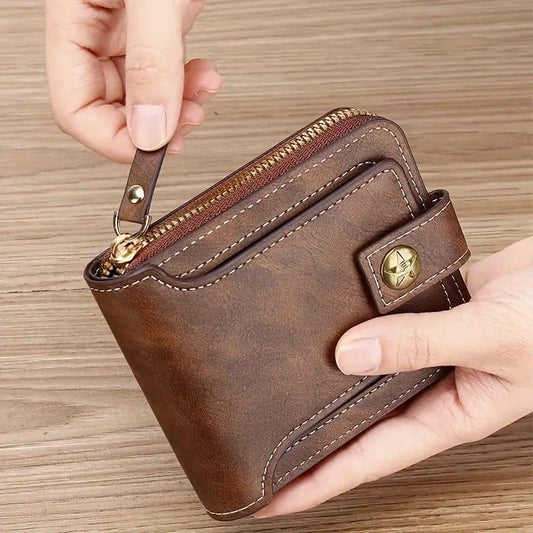 Men's Leather Wallet - Stylish & Slim