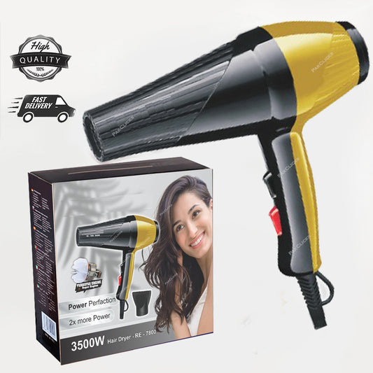 Powerful Fast Hair Dryer with 3500W for Effortless Styling RE - 7800